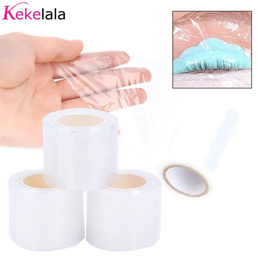 200m/Roll ClearTattoo Wrap Cover Eyelash Extension Glue Remover Lash Perm Lifting Film Microblade Makeup Tool