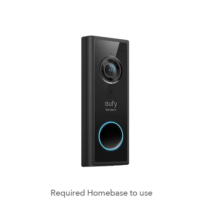 eufy Security Video Doorbell Camera（Battery-Powered）Kit 2K Resolution Encrypted Local Storage No Monthly Fees Smart Home