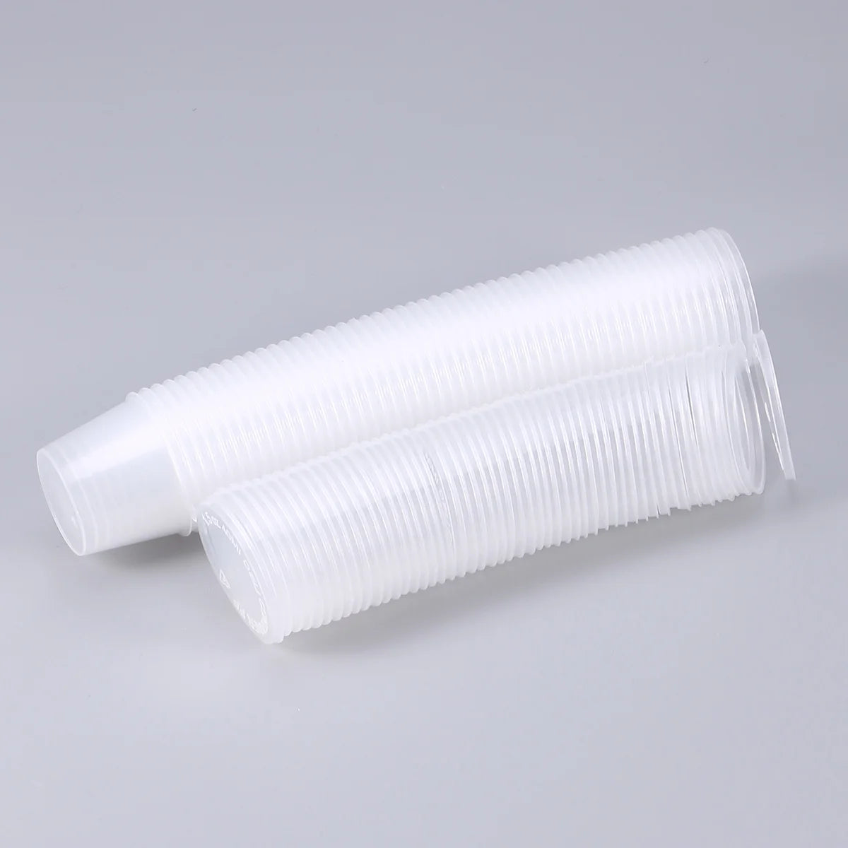 50PCS 25ml Disposable Plastic Portion Cups Clear Portion Container with Lids for Jelly Yogurt Mousses Sauce