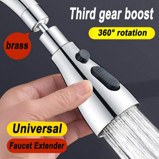 3 in1 Faucet Sprayer Pull Out Kitchen Leakproof 360 Degree Ajustable Sink Tap Bathroom Basin Replacement Spray Head High-quality