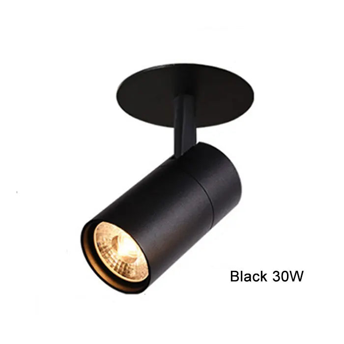 Black White LED Recessed Ceiling lights 7W 10W 20W 30W 3000K 4000K 6000K Led lamp light for Kitchen Shop Lamp Ceiling lamp