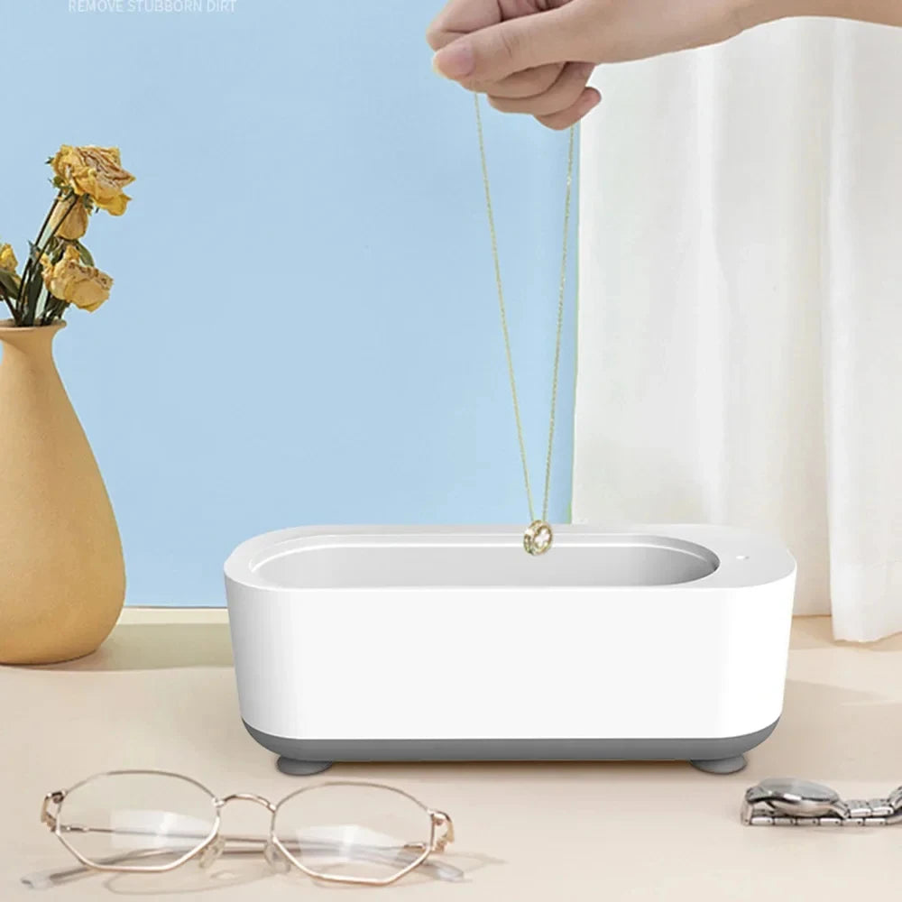 Xiaomi Multi-functional Household Glasses Cleaning Machine Jewelry Braces Watch 360Degree Multi-Functional Cleaning Machine