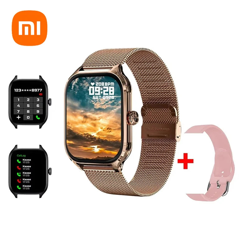 Xiaomi Smartwatch Dial to Answer Calls Calorie Tracking Heart Sport Sleep Health Monitoring Bluetooth Smart Watch Women Men Gift