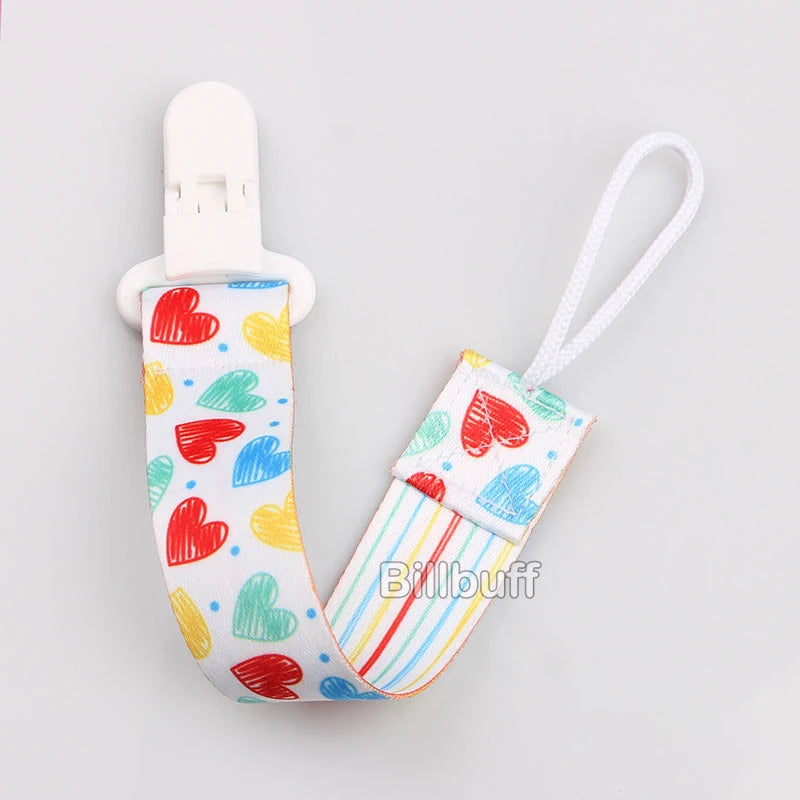 1Pc Custom Personalized Name Pacifier Clips Handmade Beech Wood Chain Silicone Crown Holder Soother Baby Teething Toys Chew Gift