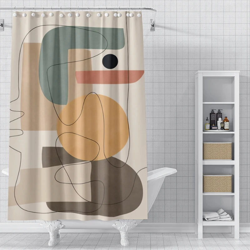 home shower curtains for bathroom waterproof fabric Modern Nordic style bathroom Curtains modern shower curtain 180x200 240x200