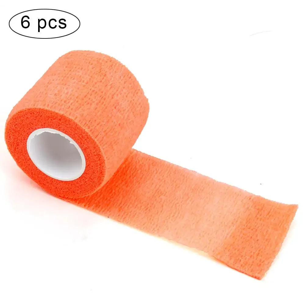 6Pcs Tattoo Disposable Bandage Sport Cover Wrap Tape Self Adhesive Elastic Bandage Tape Tattoo Permanent Makeup Accessories