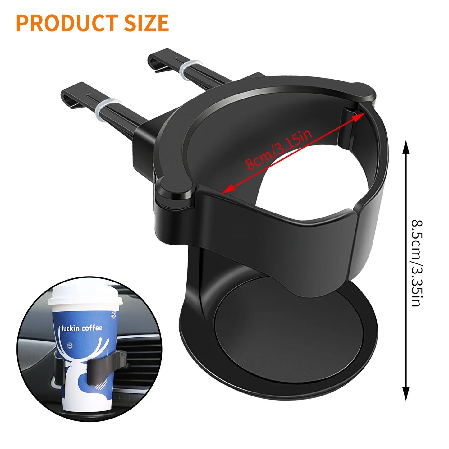 New Car Air Vent Drink Cup Bottle Holder AUTO Car Truck Water Bottle Holders Stands Car Cup Rack For Car Water Bottle Ashtray