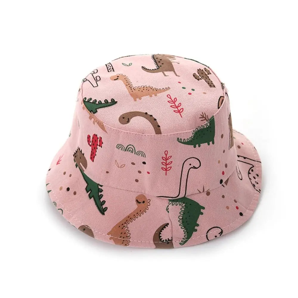 Boy Girl Animal Infant Fisherman Hat Dinosaur Print Baby Bucket Caps Summer Toddler Panama Sun Cap Bonnet