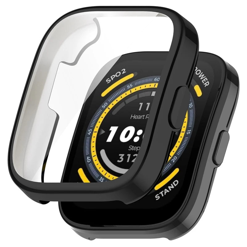 TPU Case+Tempered film For Amazfit Bip 5 Anti scratch Fall prevention Screen Protector For Amazfit Bip5 Soft protective cover