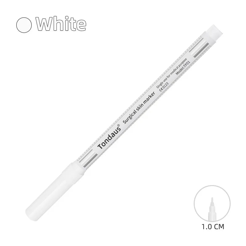 Korean Tattoo Sterile Embroidery Marking Pen Surgical Eyebrow Mark Pen Waterproof White Floating Lip Line Positioning Pencil