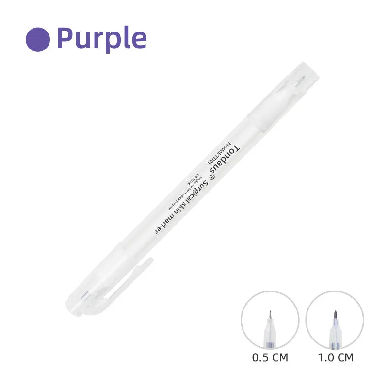 Korean Tattoo Sterile Embroidery Marking Pen Surgical Eyebrow Mark Pen Waterproof White Floating Lip Line Positioning Pencil