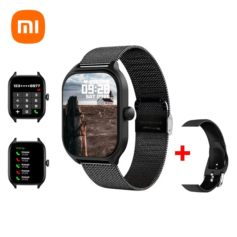 Xiaomi Smartwatch Dial to Answer Calls Calorie Tracking Heart Sport Sleep Health Monitoring Bluetooth Smart Watch Women Men Gift