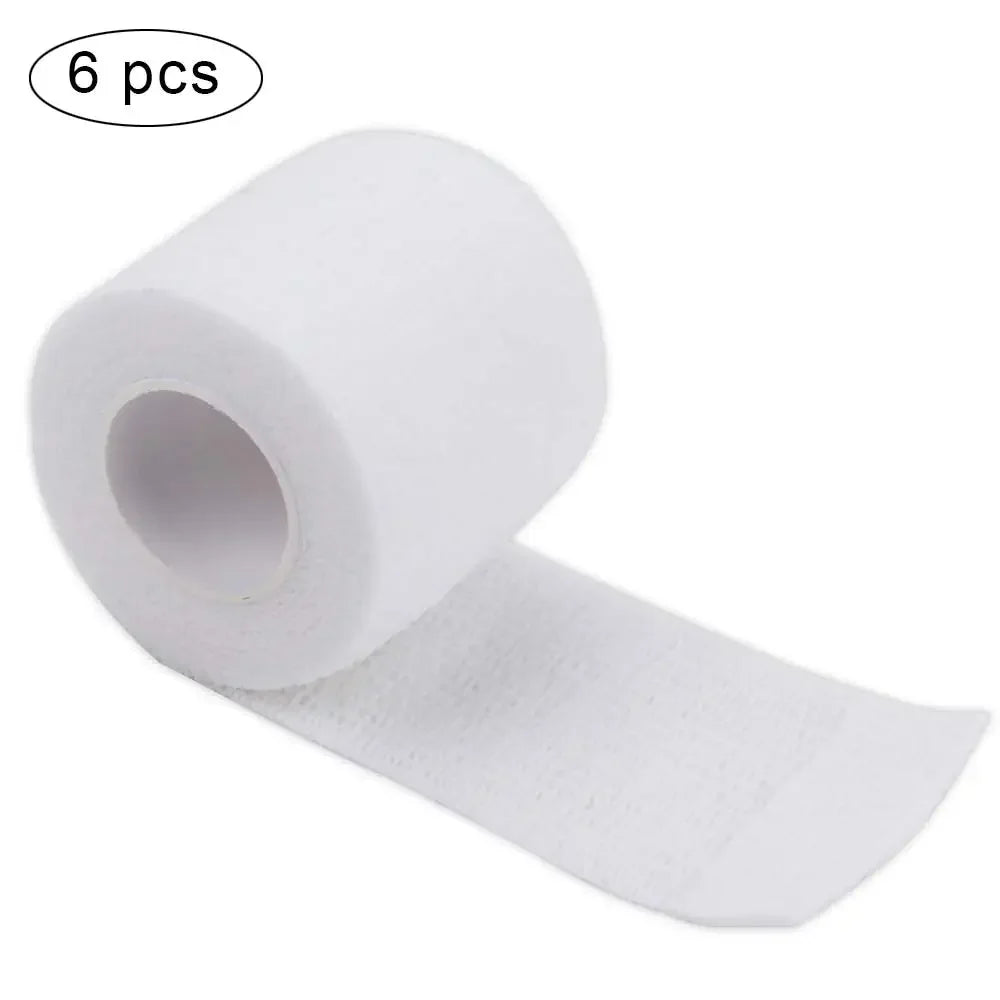 6Pcs Tattoo Disposable Bandage Sport Cover Wrap Tape Self Adhesive Elastic Bandage Tape Tattoo Permanent Makeup Accessories