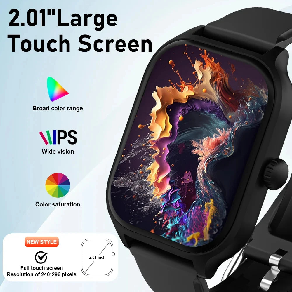 Xiaomi Smartwatch Dial to Answer Calls Calorie Tracking Heart Sport Sleep Health Monitoring Bluetooth Smart Watch Women Men Gift