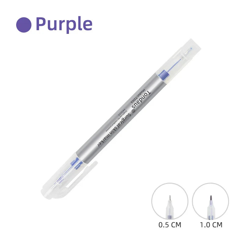 Korean Tattoo Sterile Embroidery Marking Pen Surgical Eyebrow Mark Pen Waterproof White Floating Lip Line Positioning Pencil